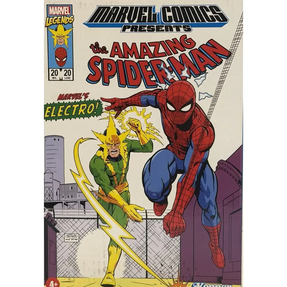Hasbro Pulse Kenner Retro Marvel Legends SPIDER-MAN & ELECTRO Figure 2 Pack New